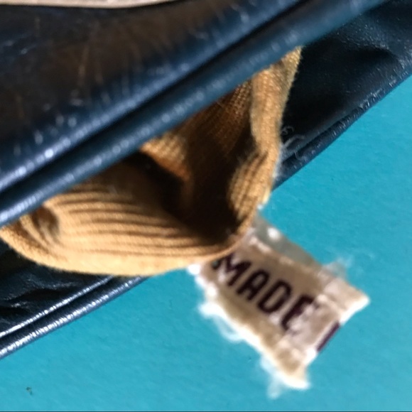 Gorgeous Bohemian Clutch Pouch Green Burgundy Tan Zippered Top - Picture 11 of 15